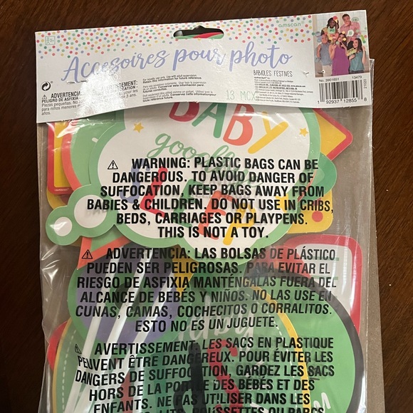 Photo booth props baby shower - Picture 3 of 3